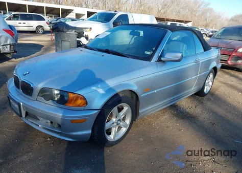 2002 BMW 325Ci from USA, damaged, VIN WBABS33422PG87141